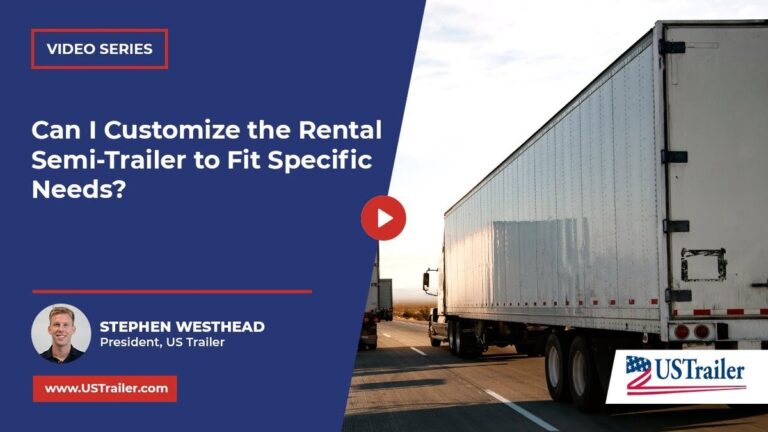 customize the rental semi-trailer